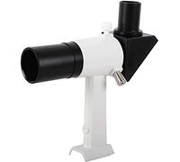 Monocular Telescope, 90° Astronomical Telescope Eyepiece Finderscope Plastic with Dust Cap Black 6X30 Lightweight for Specific Area Observation