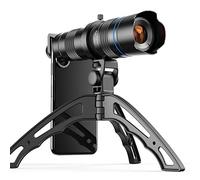 Monocular Telescope,All Metal Monocular, 20-40X Zoom HD External Telephoto Lens, Outdoor Mobile Phone Dual-Adjustment Zoom Telescope with Tripod