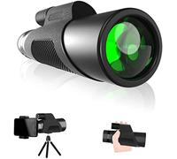 Monocular telescope Bak4 with smartphone holder tripod, waterproof anti-fog shockproof telescope high-performance, telescope for bird watching, sightseeing