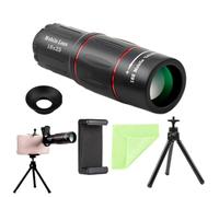 Monocular Telescope - Compact Optical Zoom, Lightweight Portable Lens, High Clarity Viewing Scope | Outdoor Telescope for Bird Watching, Concert Viewing, Hiking, Wildlife, Camping Adventure Travel