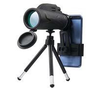 Monocular Telescope for Adults, 80x100 High Power Waterproof High Definition Monocular Telescope with Smart Phone Adapter Tripod BAK4 Prism for Bird Watching Hunting Camping Hiking