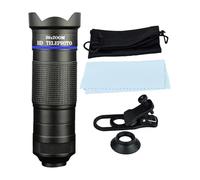 Monocular Telescope for Smartphone,HD Large Vision Monoculars | 4K Resolution Multi-Functional Lens with Mobile Phone Clip for Bird Watching Hiking Camping