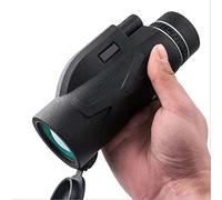 Monocular Telescope HD, 80x100 High Power Monocular Telescope Portable Waterproof FMC Lens & BAK4 Prism with Smartphone Holder & Tripod for Bird Watching Hunting Camping Travelling