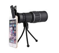 Monocular Telescope, High Definition BAK4 Prism Monocular, Waterproof Fogproof Monoculars Scope with Smartphone Holder, Tripod, for Wildlife Bird Watching Hunting