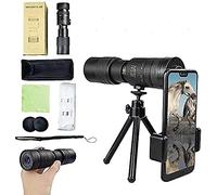 Monocular Telescope High Power, 4K 10-300X40Mm Super Telephoto Zoom Monocular Telescope, Hd Monocular With Phone Holder And Tripod, Bak4 Prism Lens Design, For Travel little surprise
