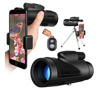Monocular Telescope Monocular Telescope 40X60 in Low Light telescopes, BAK4 Prism Monocular, Waterproof Fogproof Telescope for Bird Watching Camping