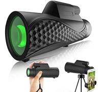 Monocular Telescope, Monocular Telescope High Power for Adults, 10X42 High Definition Monoculars for Bird Watching, BAK4 Prism, Portable Monocular Scope with Smartphone Holder and Tripod