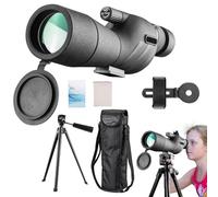 Monocular Telescope - Monocular Telescope with High Performance, 25-75x60 Monocular Telescope with Larger Vision for Adults | Anti-Fog Compact Zoom Telescope, Lightweight Portable Bag