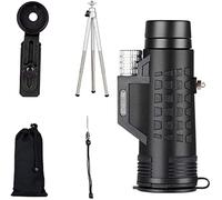Monocular Telescope Monoculars for Adults FMC Coating 42mm Large Objective Lens Can Be Connected to A Tripod Phone Clip Portable Travel