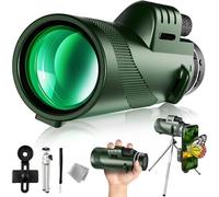 Monocular Telescope Portable Zoom HD Telescope Folding Long Distance Mini Powerful Telescope for Hunting Sports Outdoor Camping Travel,B