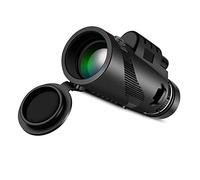 Monocular Telescope with Compass for Adults Spyglass with Smartphone Holder and Tripod Portable for Camping
