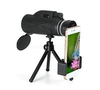 Monocular Telescope with Phone Clip and Tripod BAK4 Prism 80X100 Zoom HD Optical Lens Waterproof for Adult Bird Watching Outdoor Travel Sightseeing