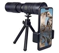 Monocular Telescopes 4K 10-300X40mm Super Telephoto Zoom Monocular Telescope,Monocular Telescope with Phone Holder and Tripod for Adult Bird Watching Outdoor Hunting Travel Sightseeing