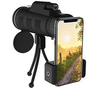 Monocular Telescopes, Lens For Phone 40X60 Zoom HD Waterproof Shockproof Telescope With Smartphone Tripod For Camping Bird Watching Travel Football Match Concert Live