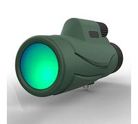 Monoculars For Adults, 10x42 High Power Zoom Monocular Telescope For Mobile Phone, Waterproof Anti-Fog Wide Field Of View Monoculars for Birdwatching Hunting Hiking Camping Sightseeing (A)