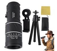 Monoculars for Adults - 16x52 Portable Monocular Telescope | Lightweight Waterproof Optical Device Feducational Learning Tool for Hiking Hunting Bird Watching Camping Kids Adults