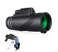 Monoculars, HD High-power Monocular Telescope 40X60 Low-light Telescope Zoom Night Optic Scope Big Vision Telescopio for Adult Bird Watching Outdoor