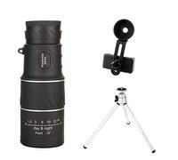 Monoculars Telescope High Power 16 X 52 High Over Binoculars Telescope Monocular 66 / 8000M Plastic Binoculars Outdoor Black Outdoor Sports Telescope for Adult Bird Watching Binoculars
