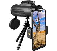 Monoculars Telescope High Power 40x60 High Definition BAK4 Prism Monocular, Waterproof Fogproof Monoculars Scope with Smartphone Holder, Tripod for Wildlife Bird Wathing Binoculars