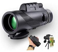 Monoculars Telescope High Power 40X60 High Power Monocular for Adults, High Definition Waterproof Monoculars Scope with Smartphone Adapter & Tripod, Multi Coated O Binoculars