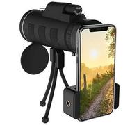 Monoculars Telescope High Power 40x60 Optical Prism Smartphone Monocular, Waterproof Adjustable Zoom Telescope for Wildlife Watching, Hiking, Camping for Adult Bird Watching Binoculars