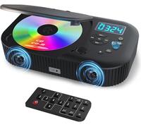 MONODEAL 2025 CD Player Portable, CD Players Bluetooth & Radio FM with Speaker, Rechargeable Portable CD Player with FM Radio, Discman, Supports AUX/USB