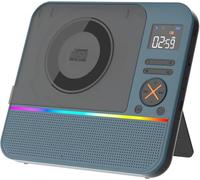 MONODEAL 2026 CD Player Portable with RGB Light, HiFi Stereo System, Portable CD Player, Bluetooth, Rechargeable Discman with Speaker and FM Radio, Sleep Timer
