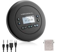 Monodeal CD Player Portable, Bluetooth CD Player, Rechargeable Compact Small CD Player with Headphones