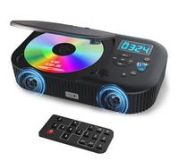 MONODEAL CD Player Portable, CD Players Bluetooth & Radio FM with Speaker, Rechargeable Portable CD Player with FM Radio, Discman, Supports AUX/USB (UK-318)