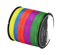 Monofilament Coarse Fishing Line , 4 Strands Braided Fishing Line Multifilament 300M 500M 1000M(Multi coloured,X4 500M 80LB 8.0)