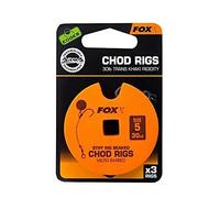 Monofilament Fox rigide 30lb Standard Chod Rig Barbed size 5 Orange One size