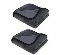 MonoFresh 2PCS Magic Wipe Cloth, Thicken Dish Cloths, Car Drying Towel, Super Absorbent Bathroom Drying Cloth for Kitchen, Car Washing, Hair, Shower, Window, Etc(30 * 30cm & 40 * 40cm)