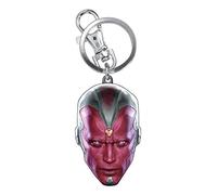 Monogram 68257 Coloured Vision Pewter Key Ring, Red/Gold