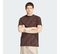 Adidas Originals Monogram Aop Short Sleeve T-shirt Brown L Men