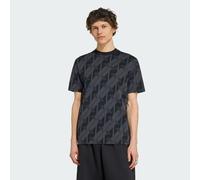 Adidas Originals Monogram Aop Short Sleeve T-shirt Grey S Men