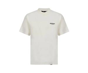Monogram Cotton T-Shirt Relaxed Fit - male - REPRESENT - T-Shirts - White - XL - Tops XL