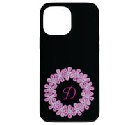 Monogram D Initial Lei Inspired Pretty Circle Design Case for iPhone 13 Pro Max