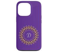 Monogram D Initial - Mandala Inspired Design Case for iPhone 13 Pro
