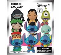 Monogram Disney Lilo & Stitch Series 2-3D Foam Key Ring Blind Bag, Multicolor