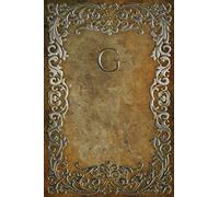 Monogram "G" Notebook: Volume 7 (Monogram Rustic 150 Lined)