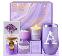 Monogram Gifts for Women, Mum, Friends, Women, Sisters, Girlfriend, Wife, Teacher, Nurse, Valentine's Day, Mother's Day, Christmas, Birthday Gifts for Women (A)