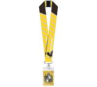 Monogram Harry Potter Hufflepuff Deluxe ID Badge Lanyard