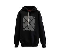 Monogram Hoodie Sweatshirt Initials Contrast Stripe - male - Carolina Herrera - Hoodies - Black - M - Sweatshirts & Hoodies M