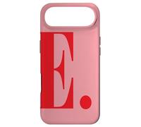 Monogram Initials Letter E Emily Elizabeth Emma Ella Pink Case for iPhone Air