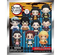 Monogram International Demon Slayer 3D Foam Bag Clip - Series 3, Multicolor, One size