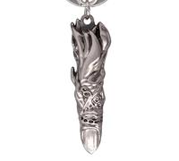 Monogram Jujutsu Kaisen Pewter Keyring - Sukuna Finger, Silver, One size