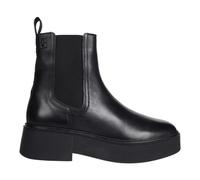 Monogram Leather Chelsea Boot - female - Tommy Hilfiger - Chelsea Boots - Black - 5 UK - Shoes 5 UK