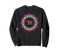 Monogram Letter M initial Mandala Inspired for Women Men Sweatshirt