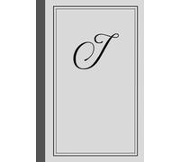 Monogram notebook with letter "I": Personalized Touch - Stylish notebook featuring the bold initial ”I”.: Versatile Use - Ideal for journaling, note-taking, creative writing, daily lists or Diary.