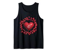 Monogram O - Heart Wreath Shape Design v2 Tank Top